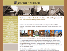 Tablet Screenshot of copfordchurch.org.uk